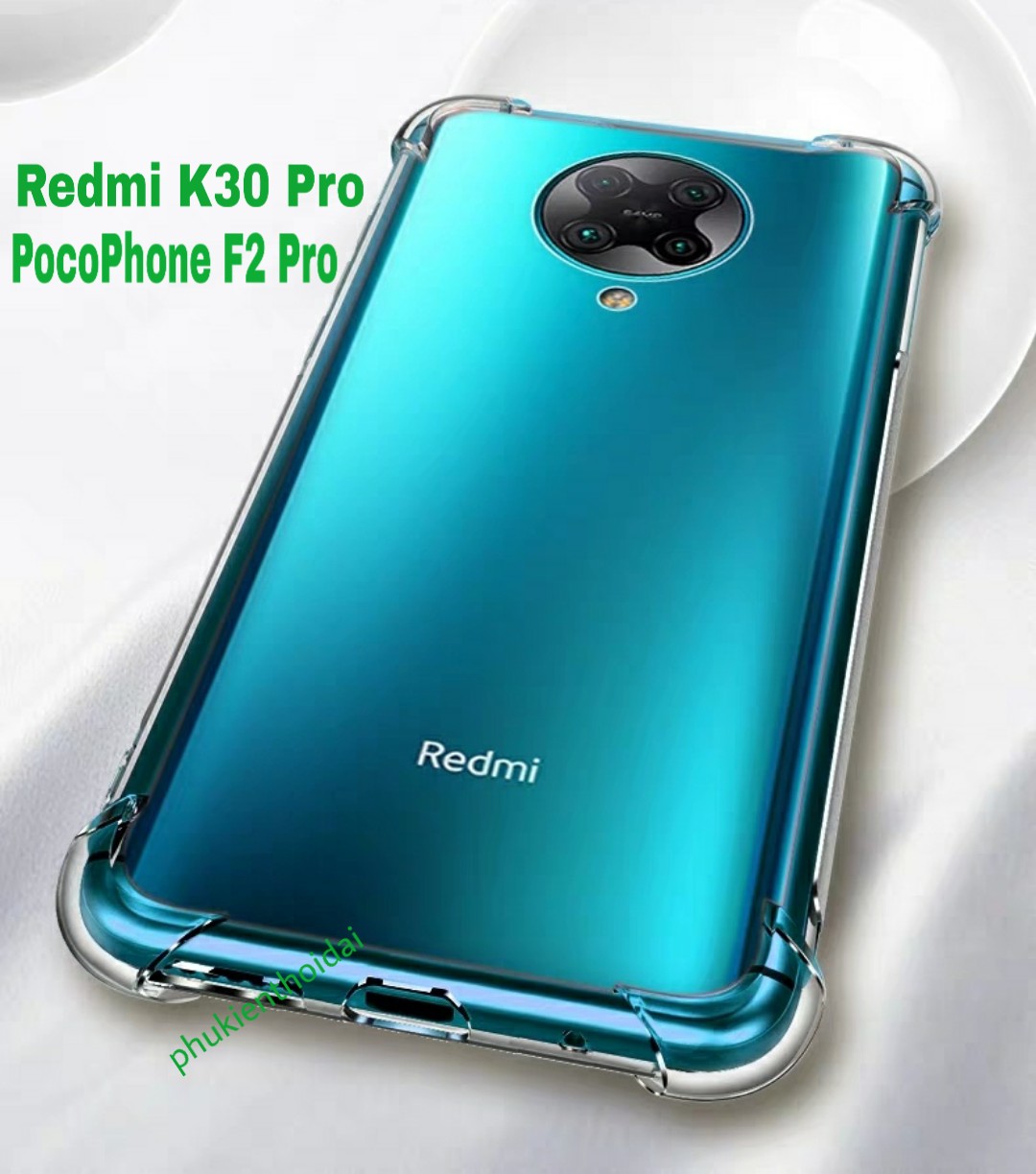 Ốp lưng Redmi K30 Ultra / K30 Pro / Poco F2 Pro dẻo silicon trong suốt thế hệ mới lâu ố vàng