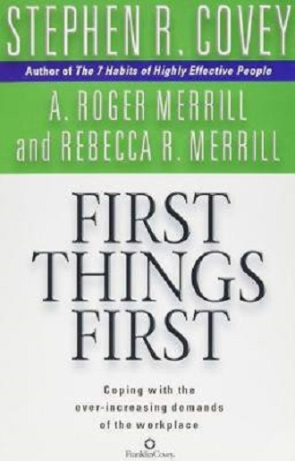 First things first