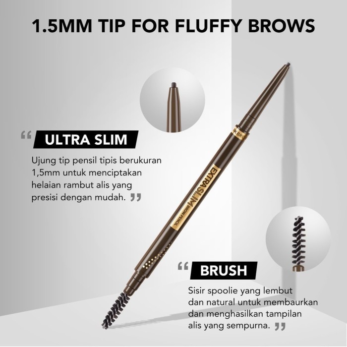 [CHÚ Ý XẢ KHO DATE 10/09 - 15/10/2024] Chì mày YOU Extra Slim Brow Pencil 0.06g