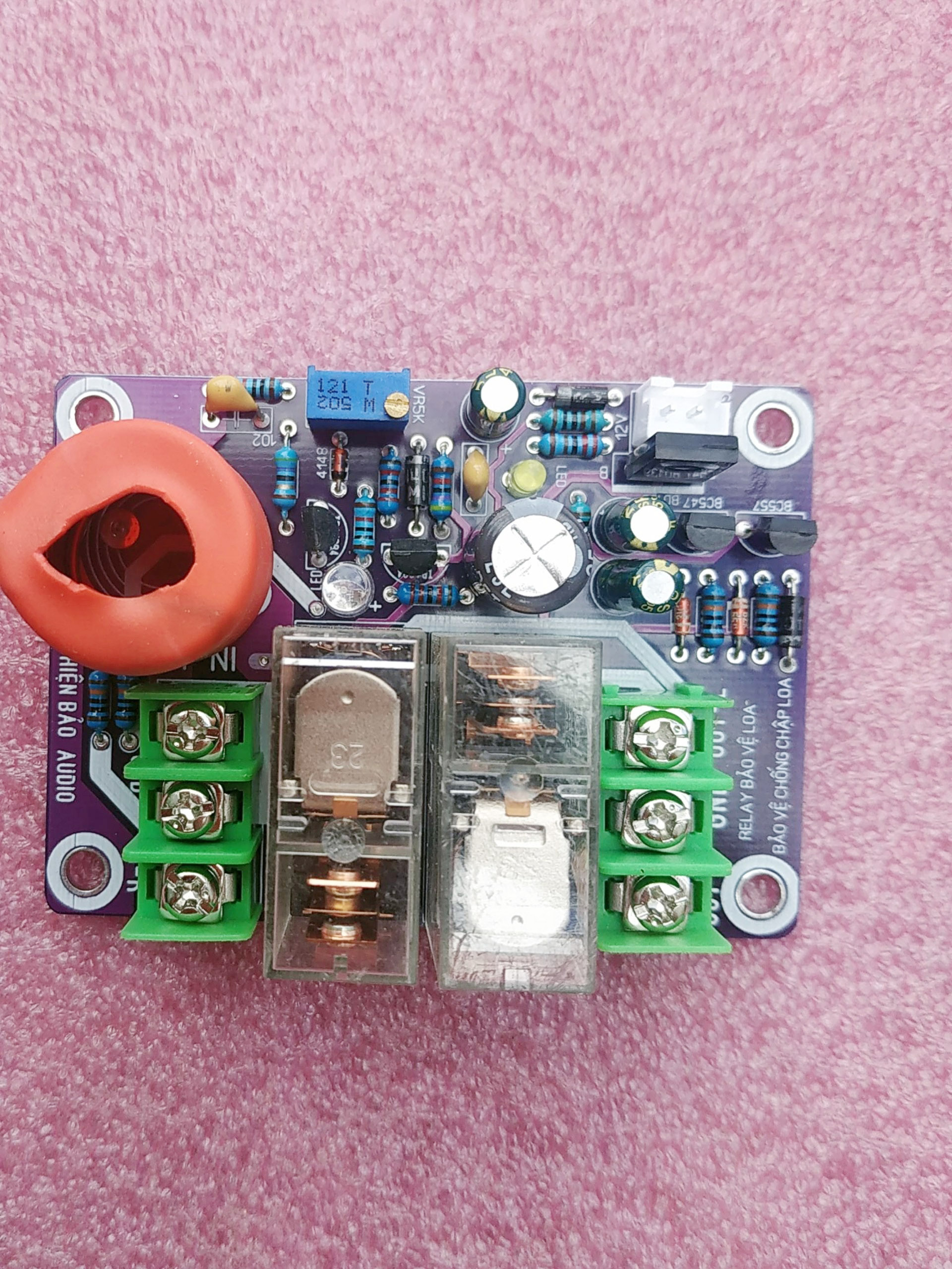 MẠCH BẢO VỆ LOA - BẢO VỆ CHỐNG CHẠM LOA 12V