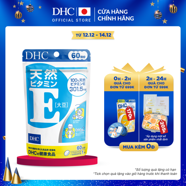 Viên Uống DHC Bổ Sung Vitamin E Nhật Bản 60 Ngày cao cấp
