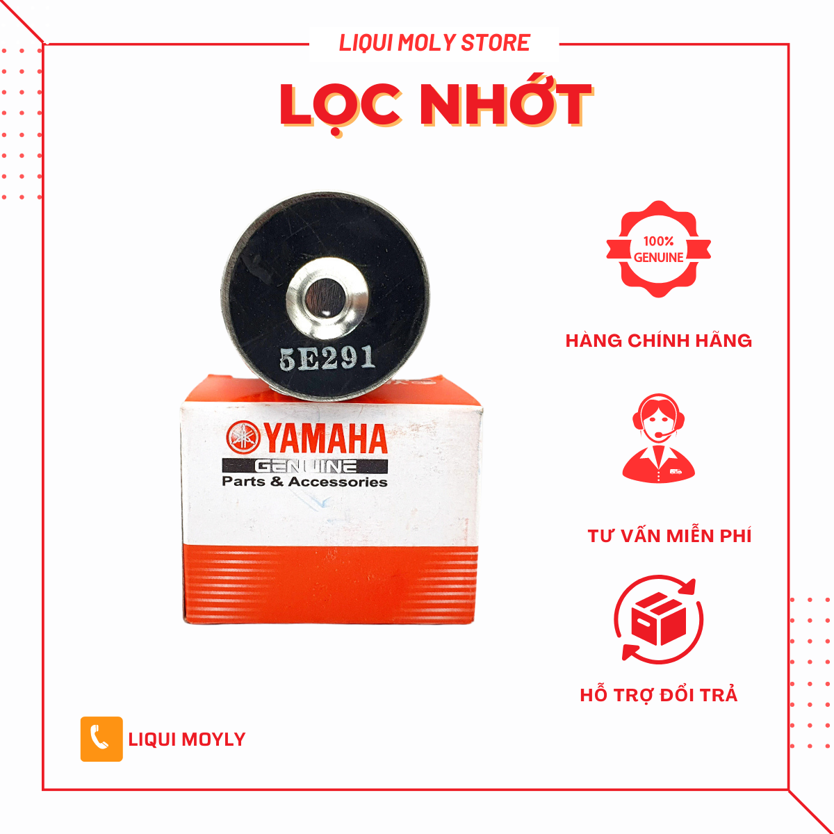 Lọc nhớt cho xe máy Yamaha