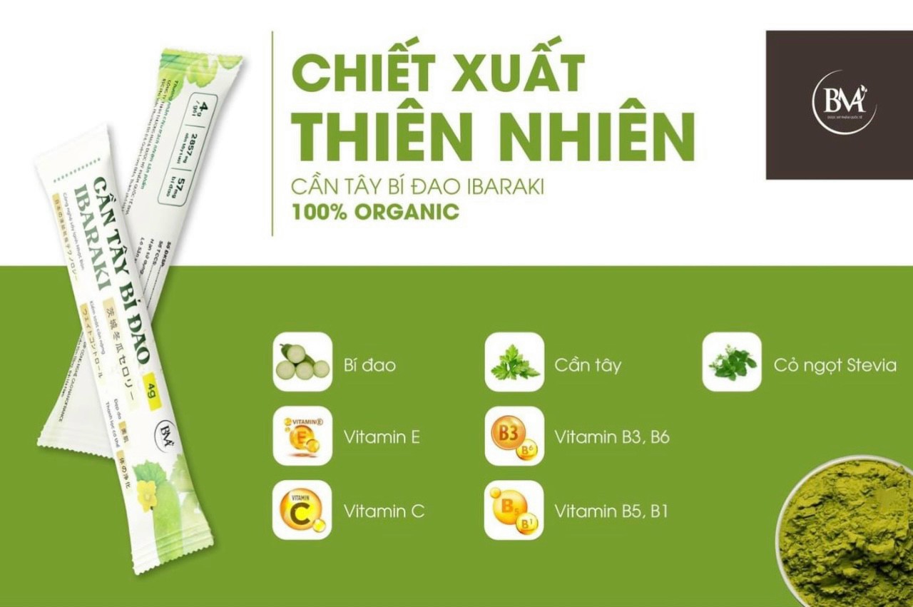 [Mẫu mới ] CẦN TÂY BÍ ĐAO IBARAKI-DETOX