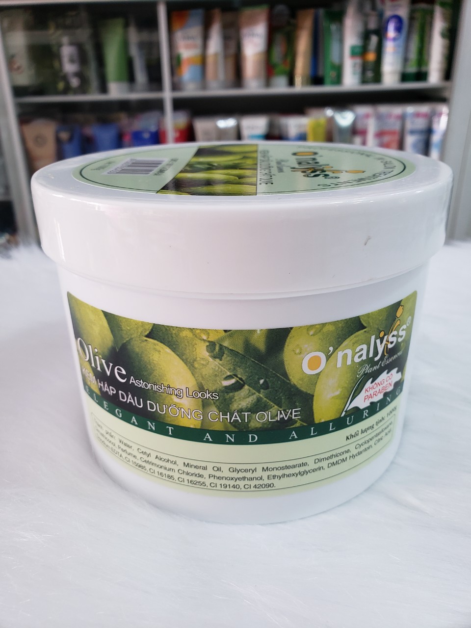 [HCM]KEM HẤP DẦU ONALYSS DƯỠNG CHẤT OLIVE 1000G