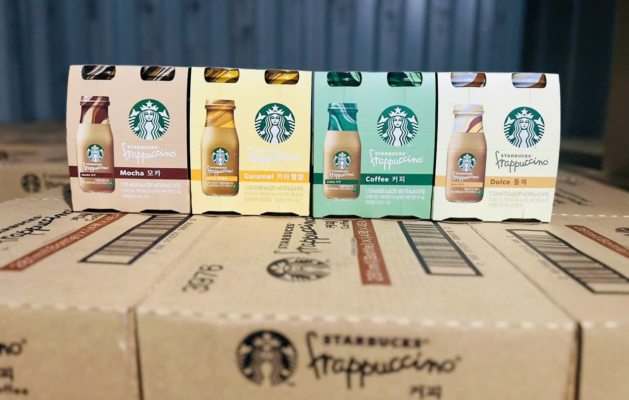 [ 4 VỊ NGON ] CÀ PHÊ STARBUCKS FRAPPUCCINO HÀN QUỐC CHAI 281ML