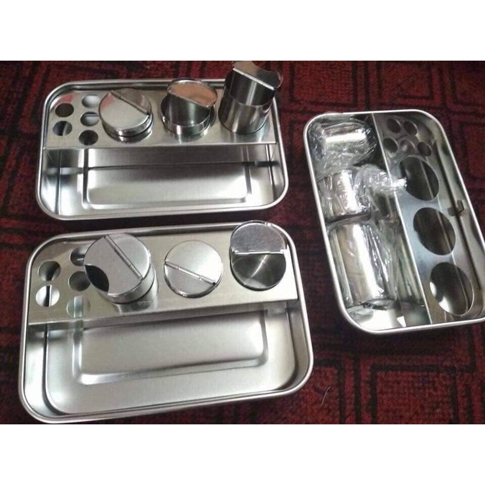 khay đựng dụng cụ y tế, spa inox đa năng