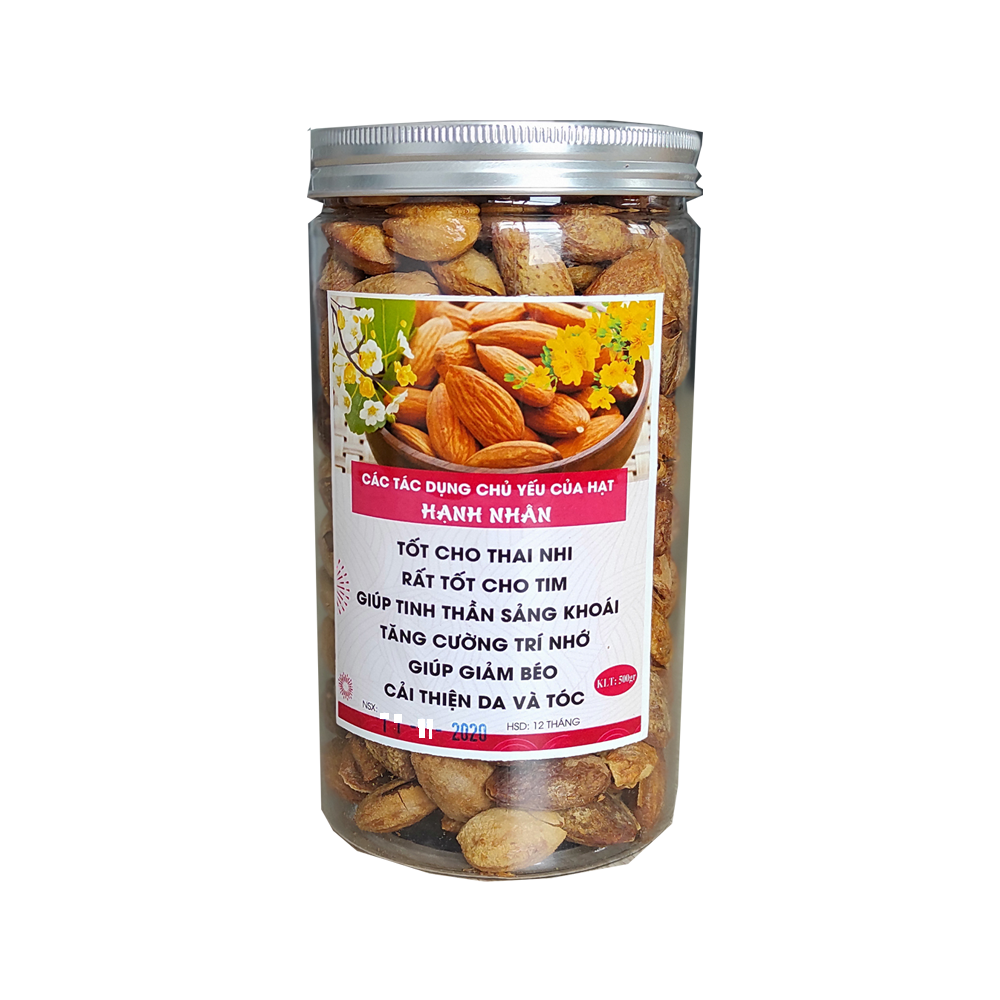 [HCM]500g Hạnh nhân rang bơ loại còn vỏ