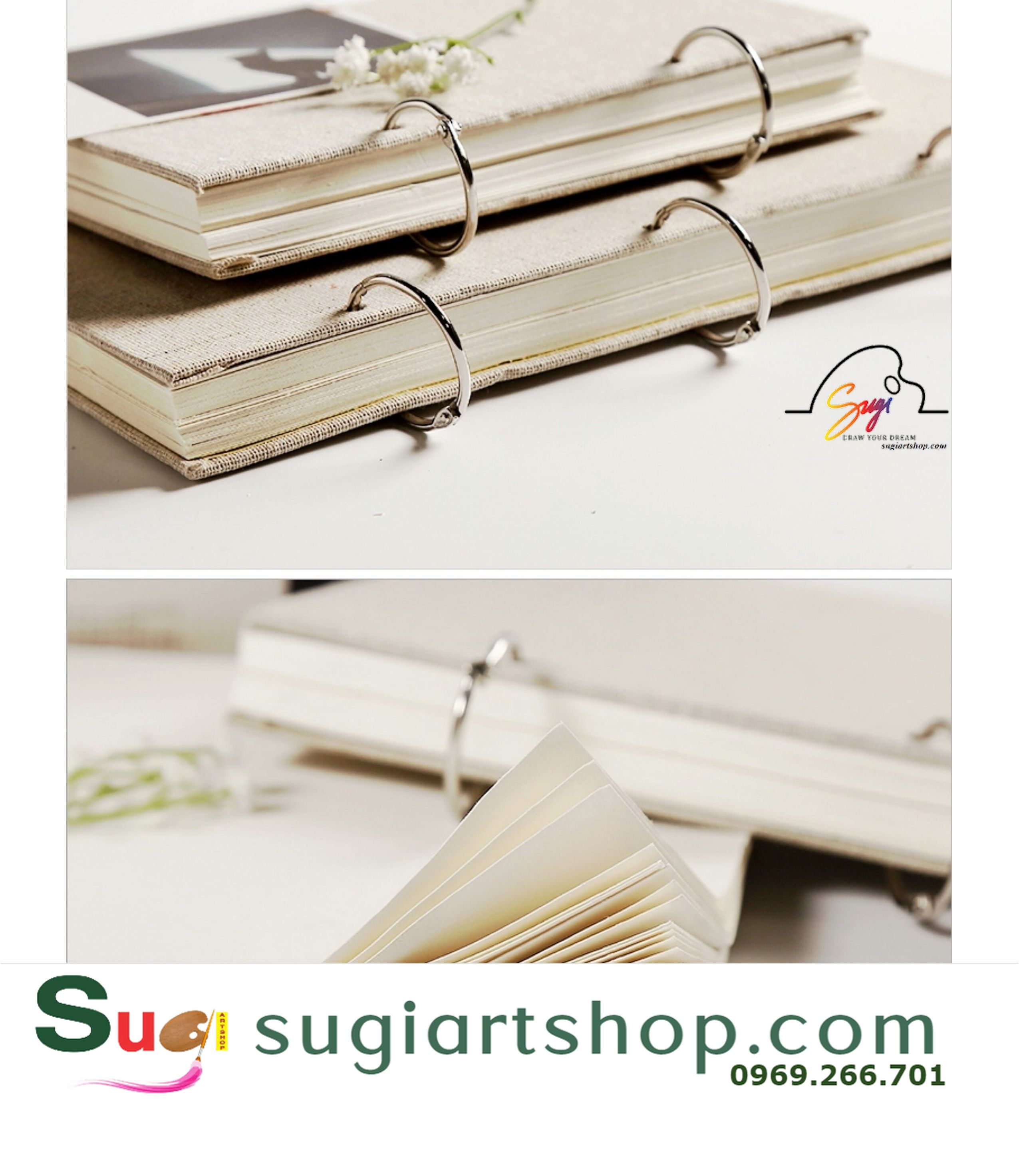 [SUGI ART SHOP] Sketchbook/SỔ VẼ CHÌ, Sổ vẽ phác thảo Khuyên