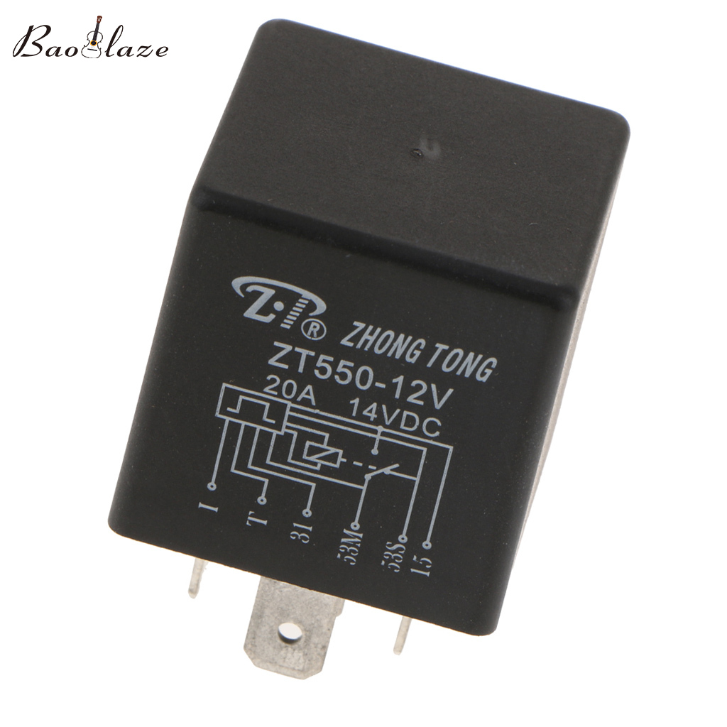 Baoblaze ZT603-DC12V 20A 6Pin 6P Windscreen Wiper Relay High Switching Capability