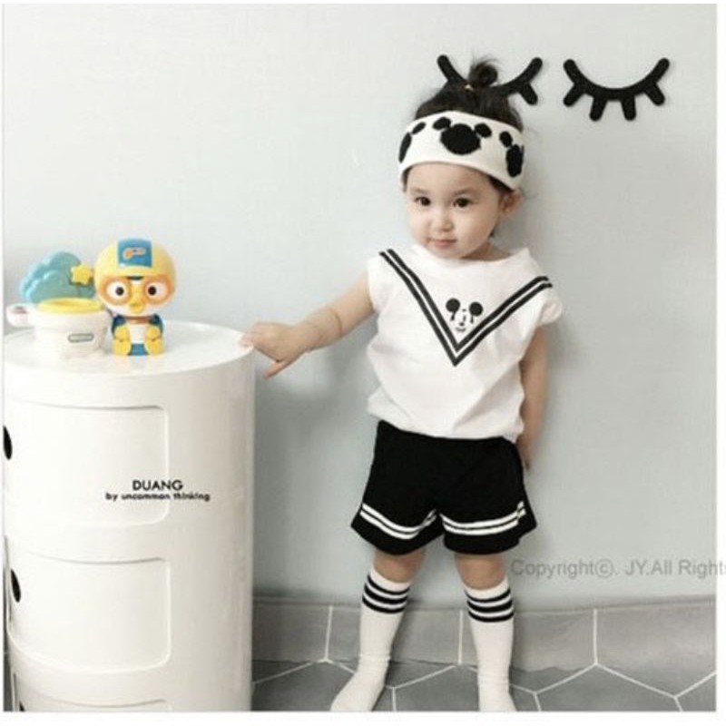 Bộ Cộc Tay Micky Cho Bé 8-18Kg