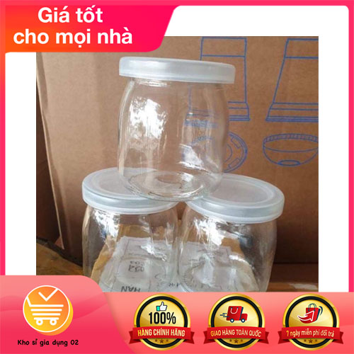 Combo 12 Hũ Thủy Tinh Làm Sữa Chua