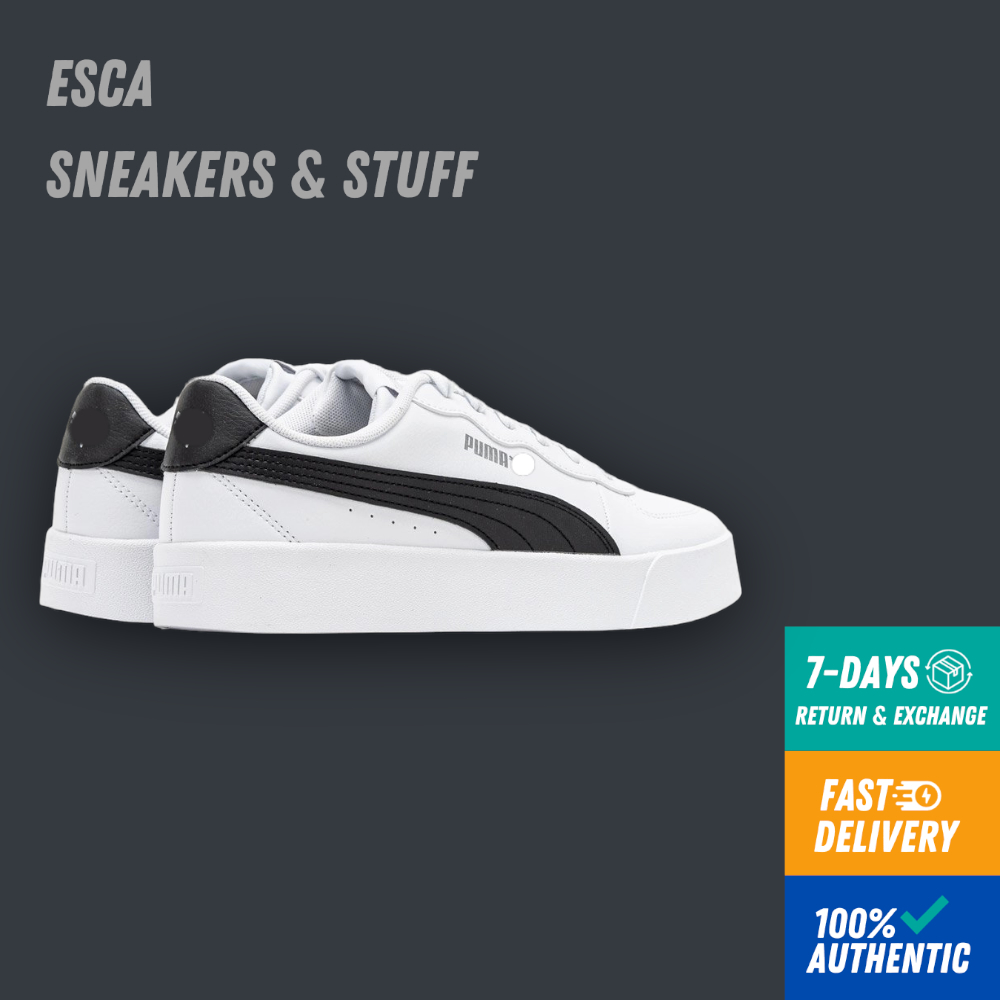 [CHÍNH HÃNG] Giày PUMA SKYE CLEAN WHITE BLACK - 380147 04