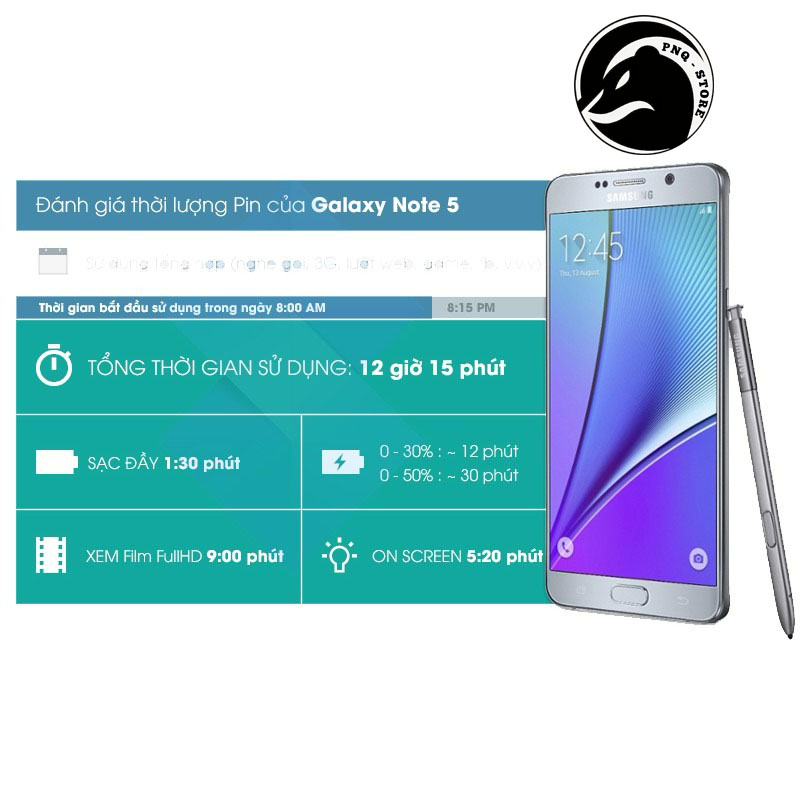 Pin SAMSUNG Galaxy Note 5 (N920- ABA), 3000mAh  - Đúng chất lượng - BH 06 Tháng