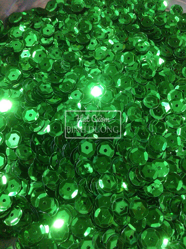 Gói 100gram kim sa(Sequin) thiếc lõm 8mm trang trí áo váy handmade