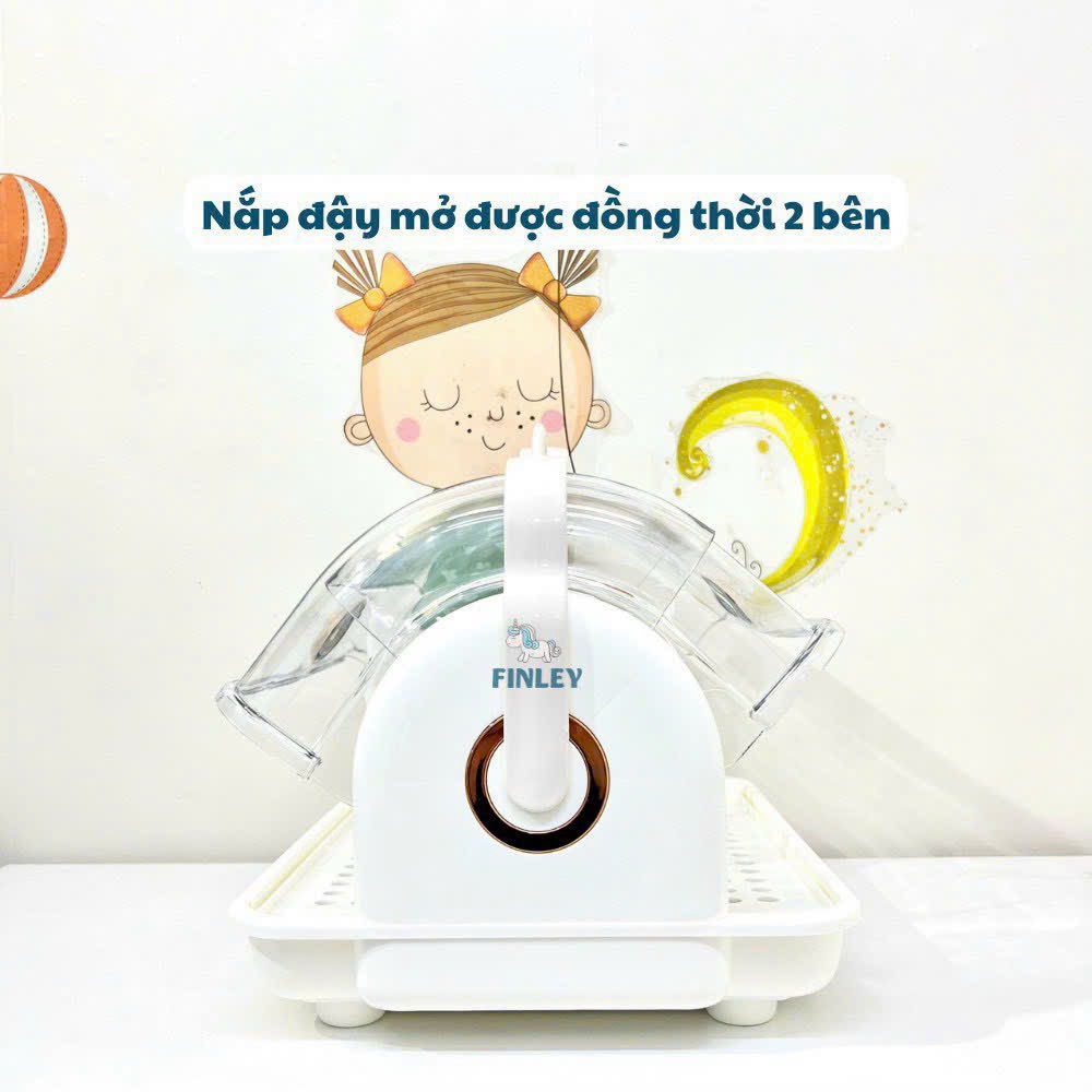 Khay úp bình sữa ly cốc Finley gấu con FL 0091
