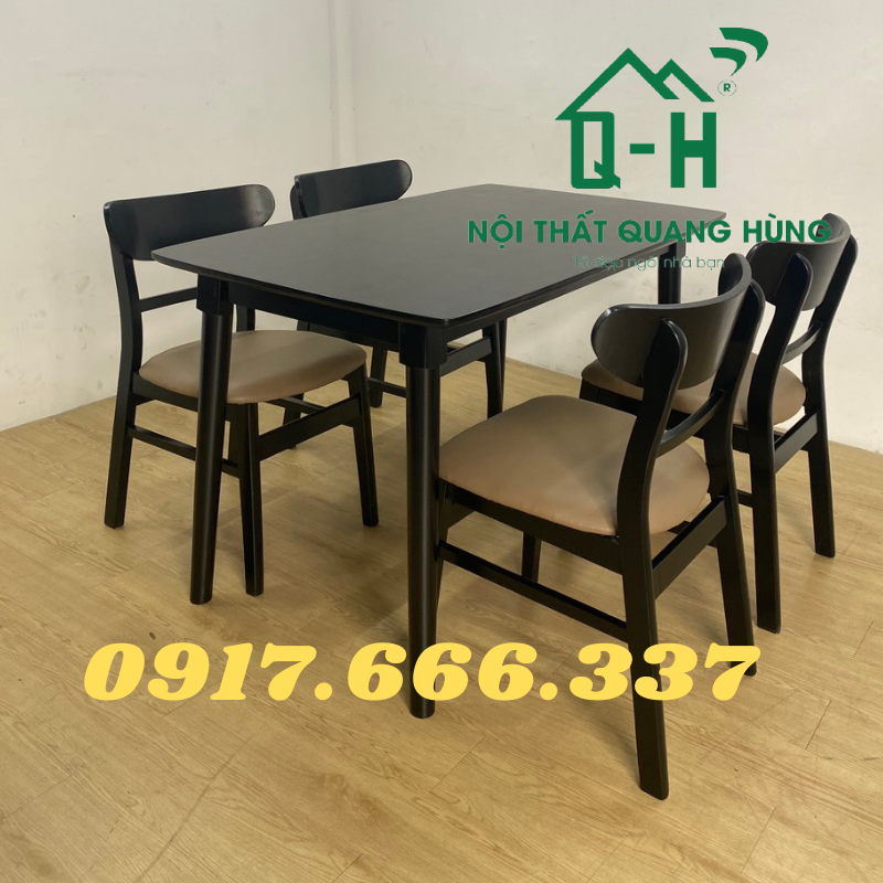 Bộ bàn 4 ghế giá rẻ dành cho gia đình