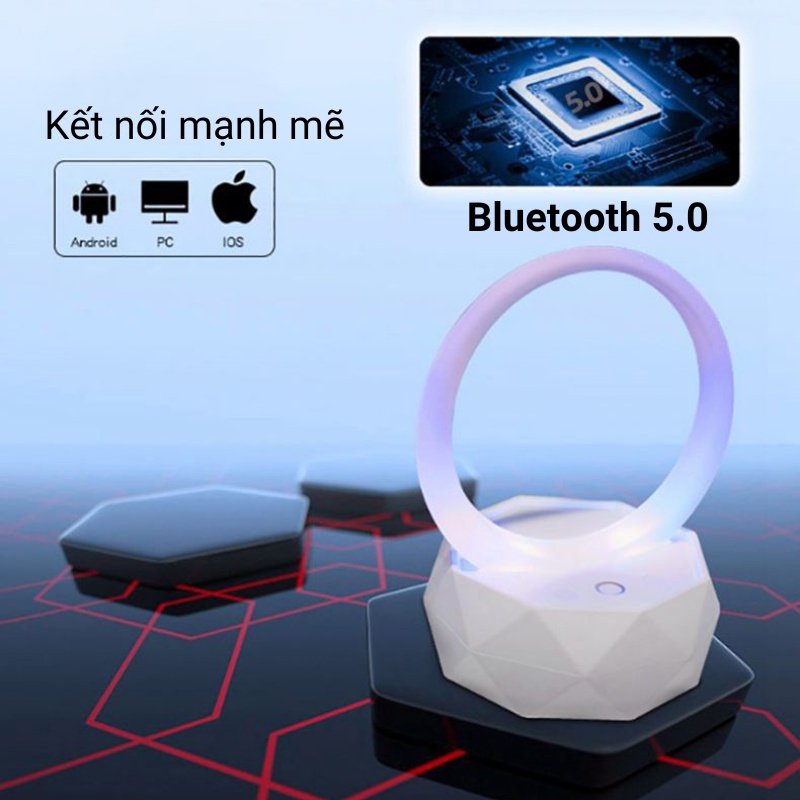 Loa bluetooth không dây có đèn ngủ LED 7 màu