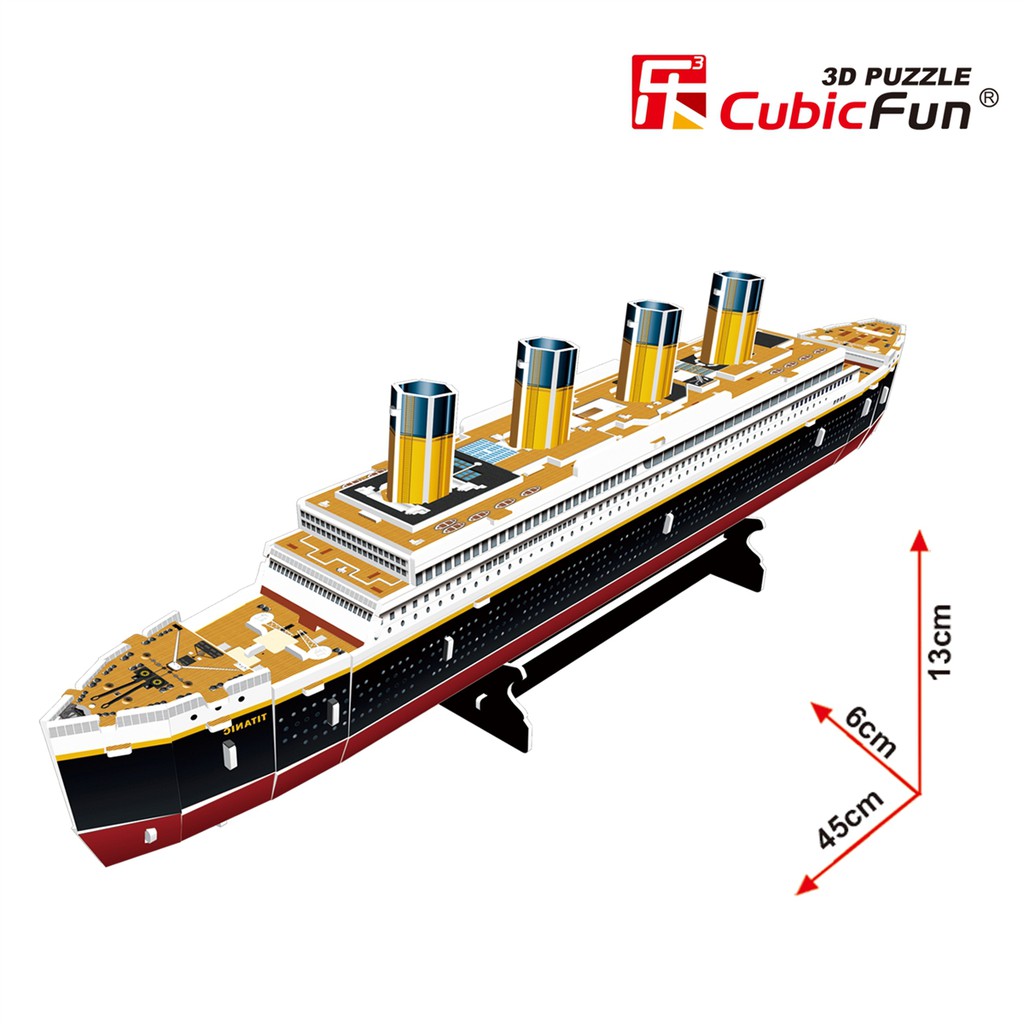 Mô hình giấy 3D CubicFun - Tàu Titanic T4012h