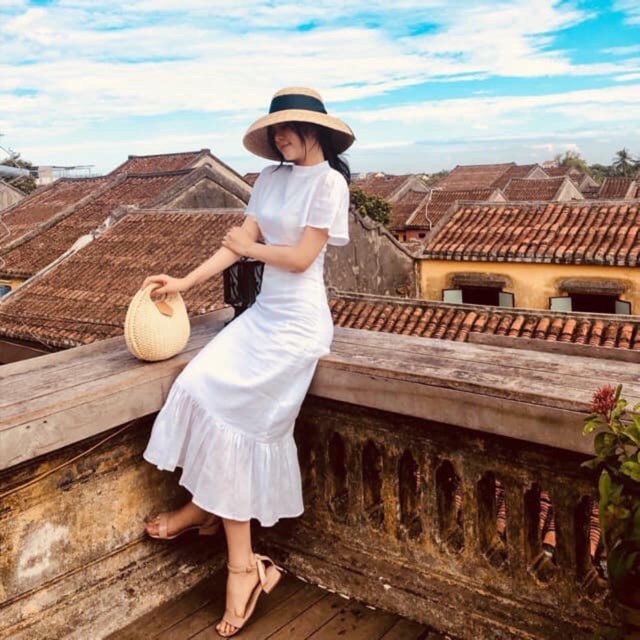 MŨ CÓI Đi BiỂN DÁNG LỒNG ĐÈN
