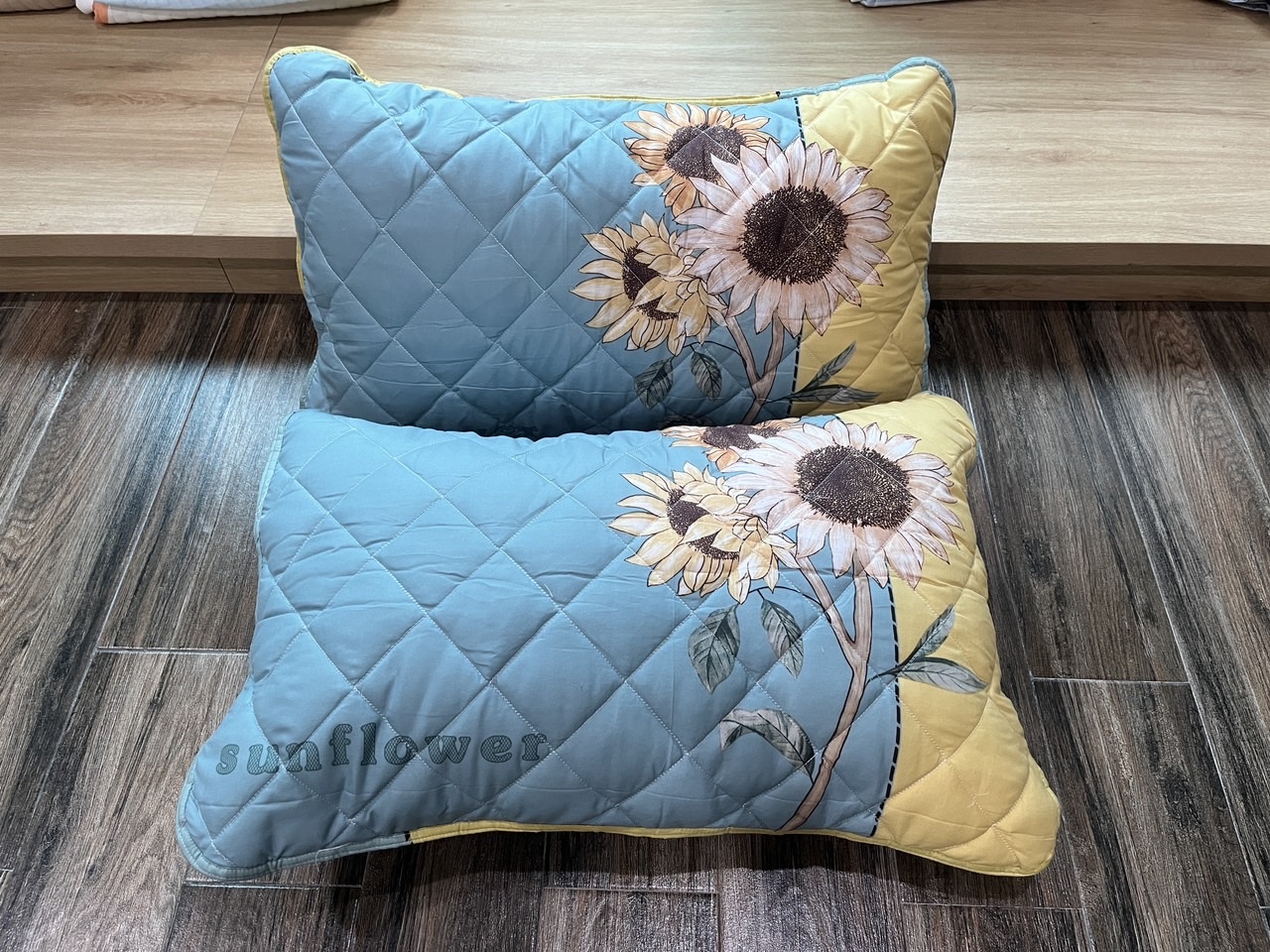 Vỏ gối đầu trần bông cottton dày dặn size 45x65cm- 1 chiếc