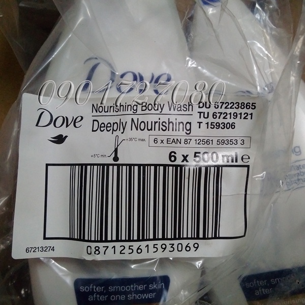Sữa Tắm Dove deep nourishing 500ml - Đức