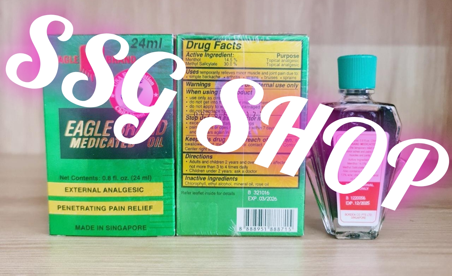 [HCM] DẦU GIÓ TRẮNG MỸ 2 NẮP 24ml MỸ [ HÀNG NỘI ĐỊA MỸ ]