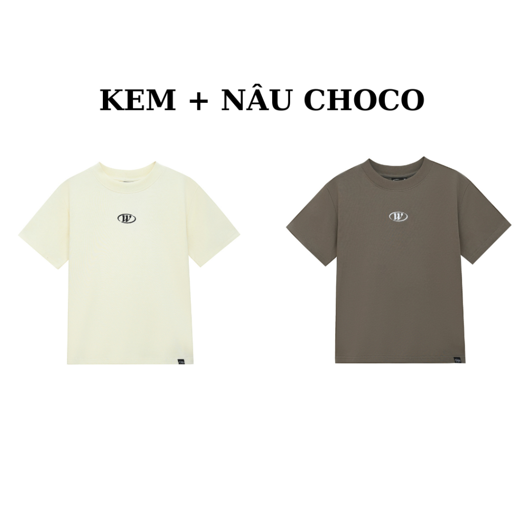 [Nhập LazXuHuong02 - giảm 25k đơn từ 199k] COMBO 2 áo Baby Tee Logo "W" thêu - Whattowear