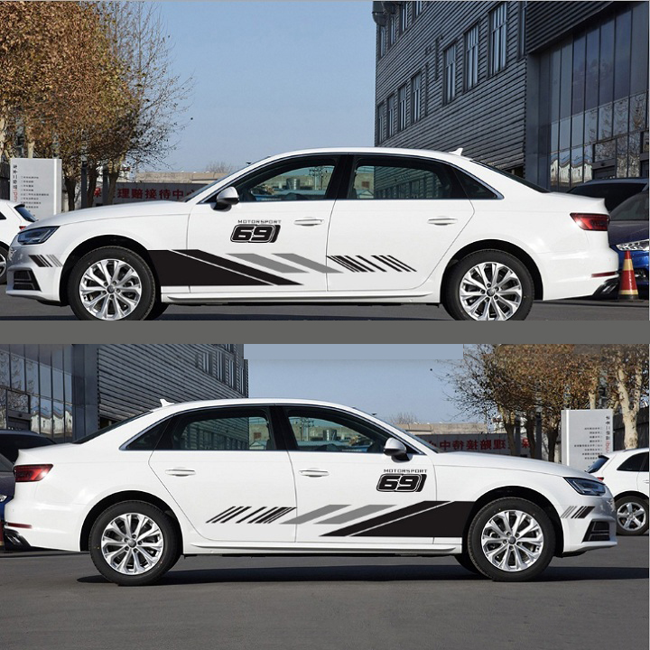 [HCM]Tem dán sườn xe phong cách thể thao TX015