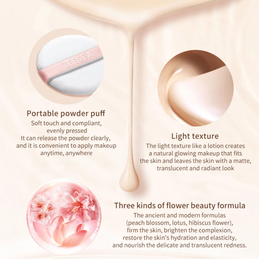 ZEESEA Phấn Nước Trang Điểm Flower Cushion BB Cream