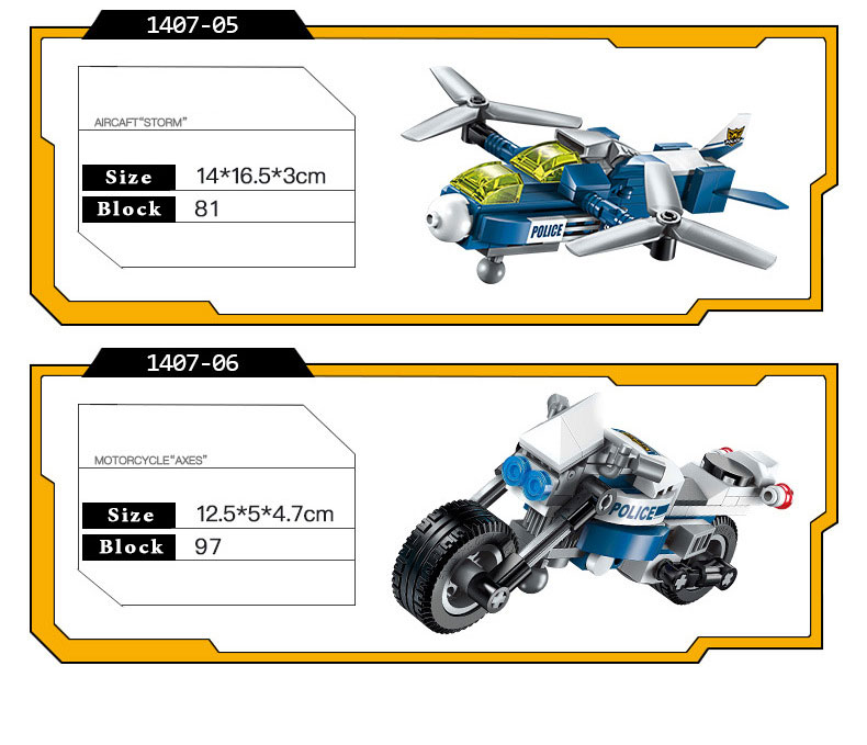 Đồ chơi cho bé  , Lắp ráp mô hình robot đồ chơi POLICE Cao 29 cm - robot biến hình  Bằng nhựa ABS an toàn