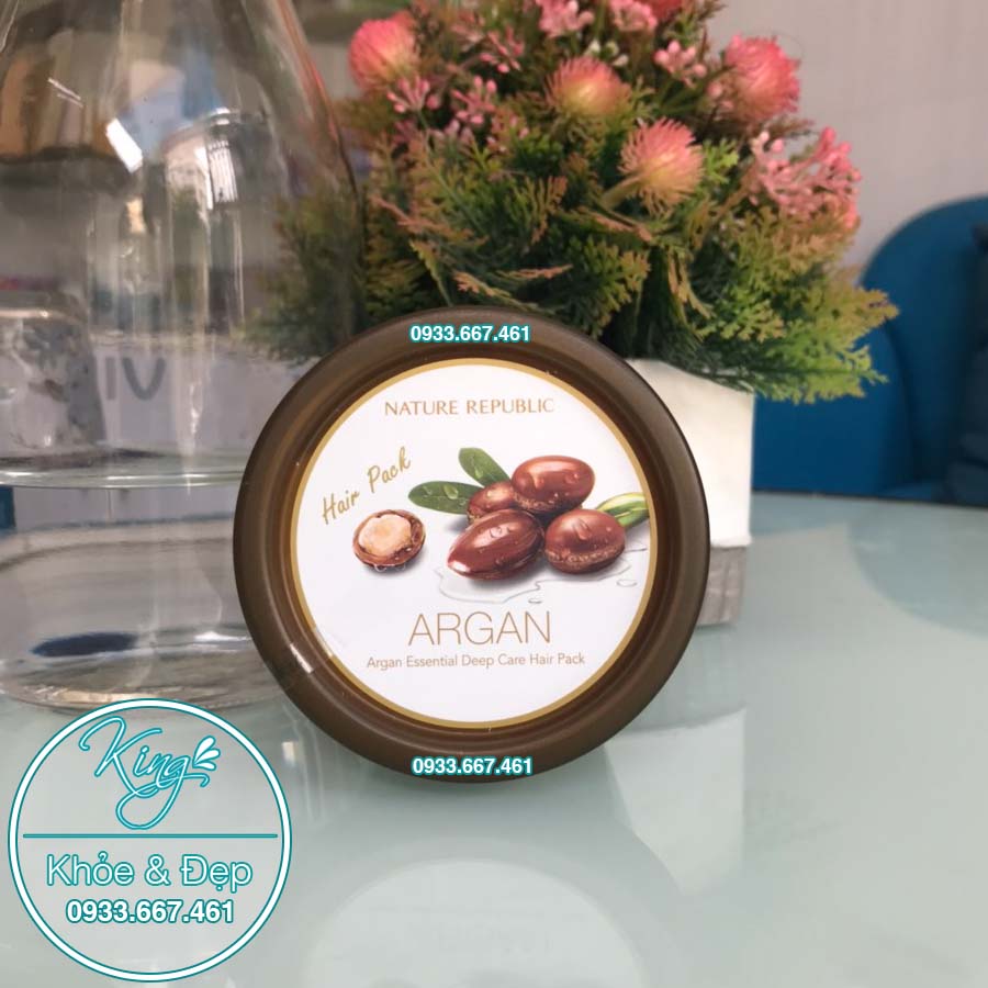 Nature Republic Argan Essential Deep Care Hair Pack Date 1/2023
