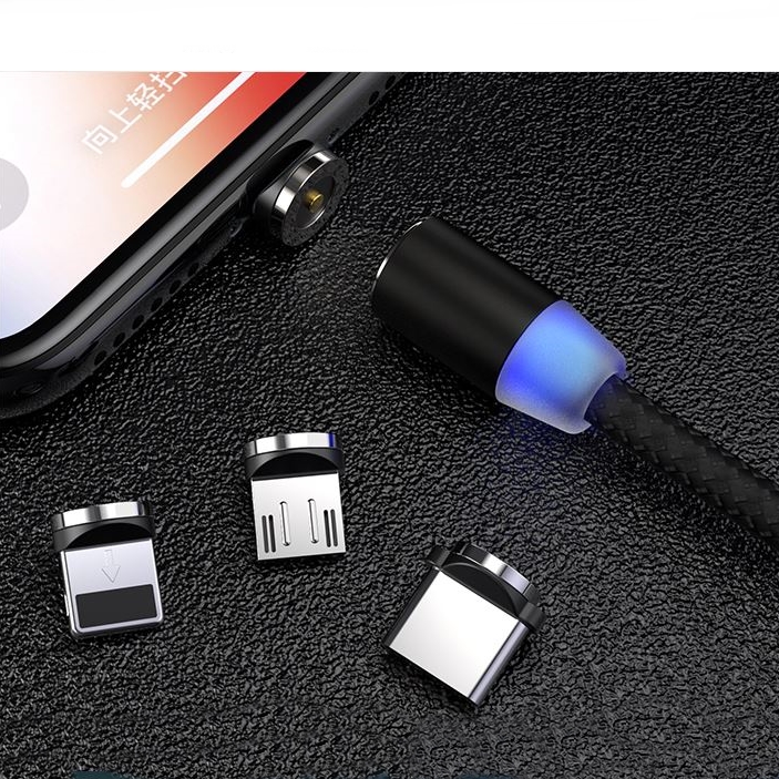Đầu sạc nam châm Android, Type-C, iPhone IOS sử dụng cho cáp sạc nam châm ( chỉ là 1 đầu sạc, không bao gồm cáp sạc)