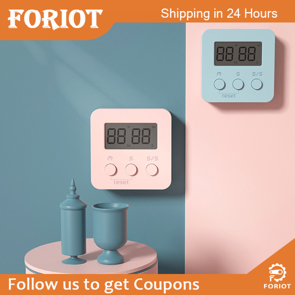Foriot Multi-Function Electronic Timer Learning Management Timer Suit for Kitchen Study Work Exercise Training