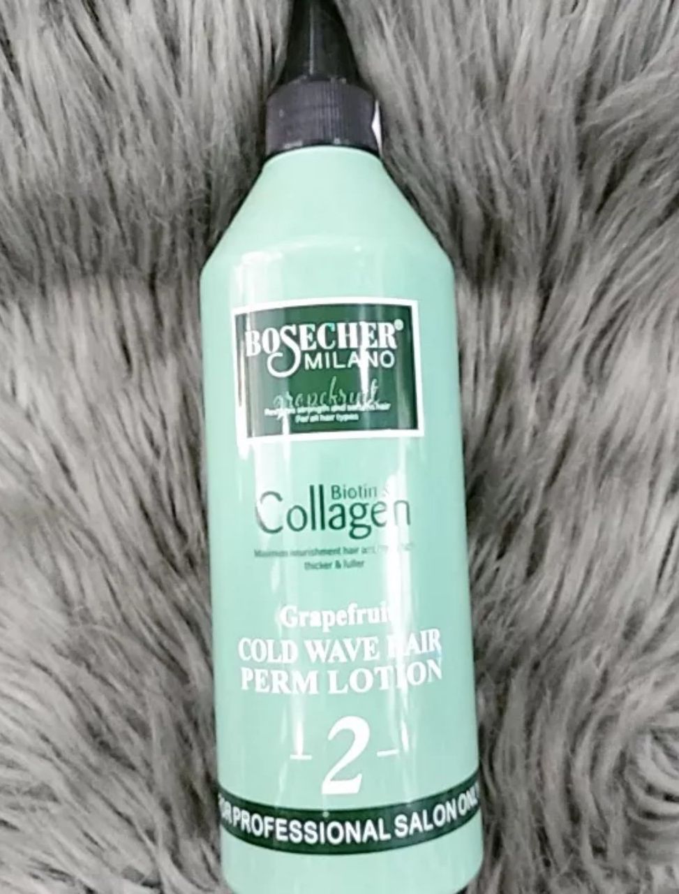 Bộ kem uốn lạnh collagen bosecher 500ml*2