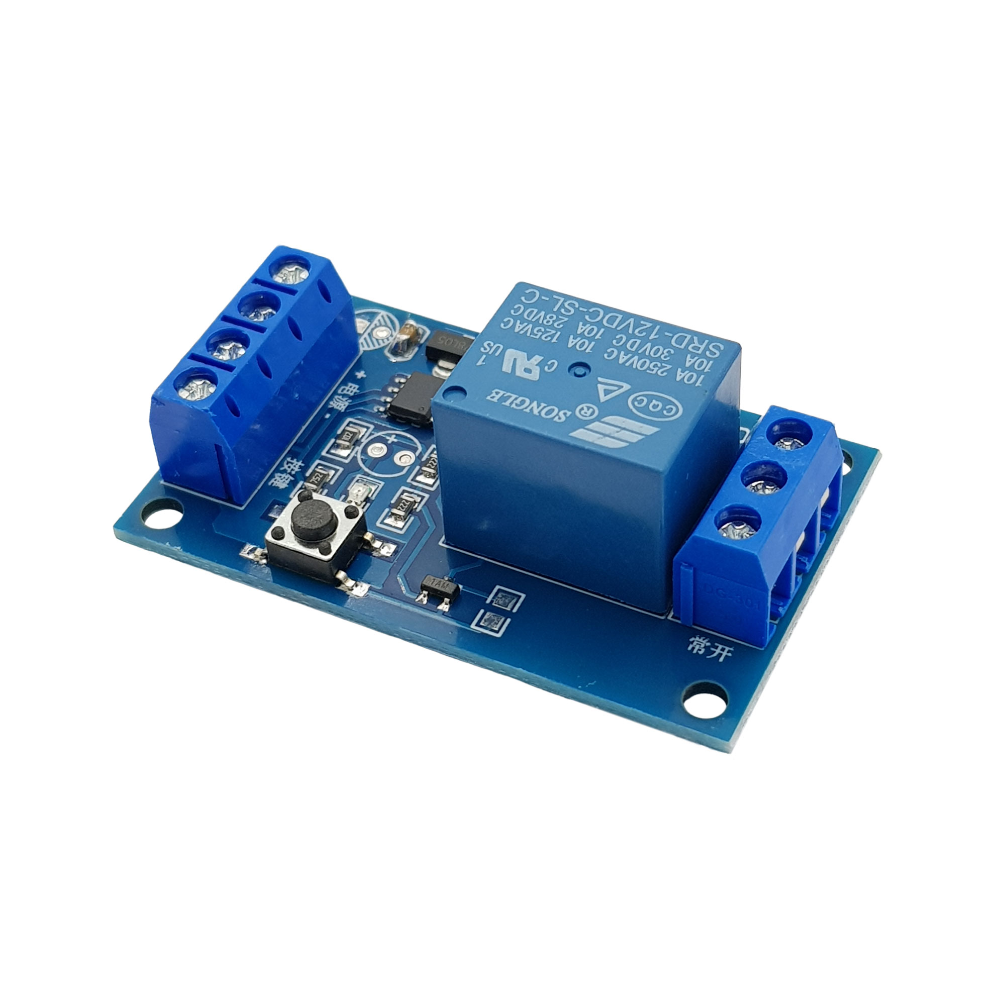 Module kích hoạt relay bằng nút nhấn