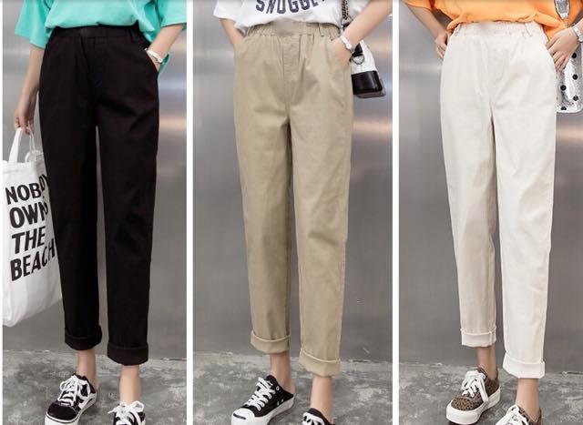 [HCM]VIDEO THẬT - Quần baggy kaki chất dày dặn ( HÌNH THẬT CUỐI )