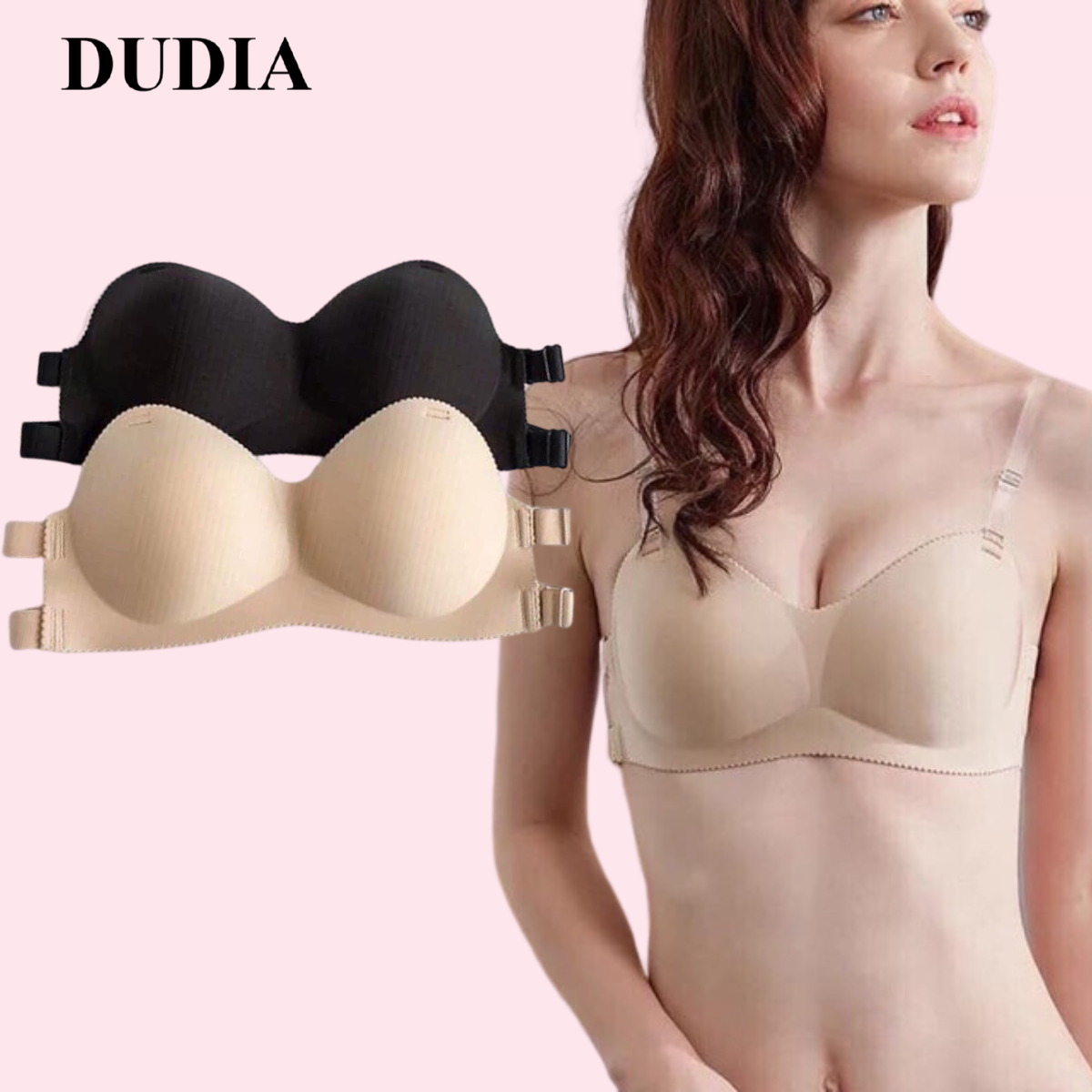 Áo Bra Nữ Chống Tuột DUDIA (Freesize Vòng 1 Dưới 86cm) [A05]