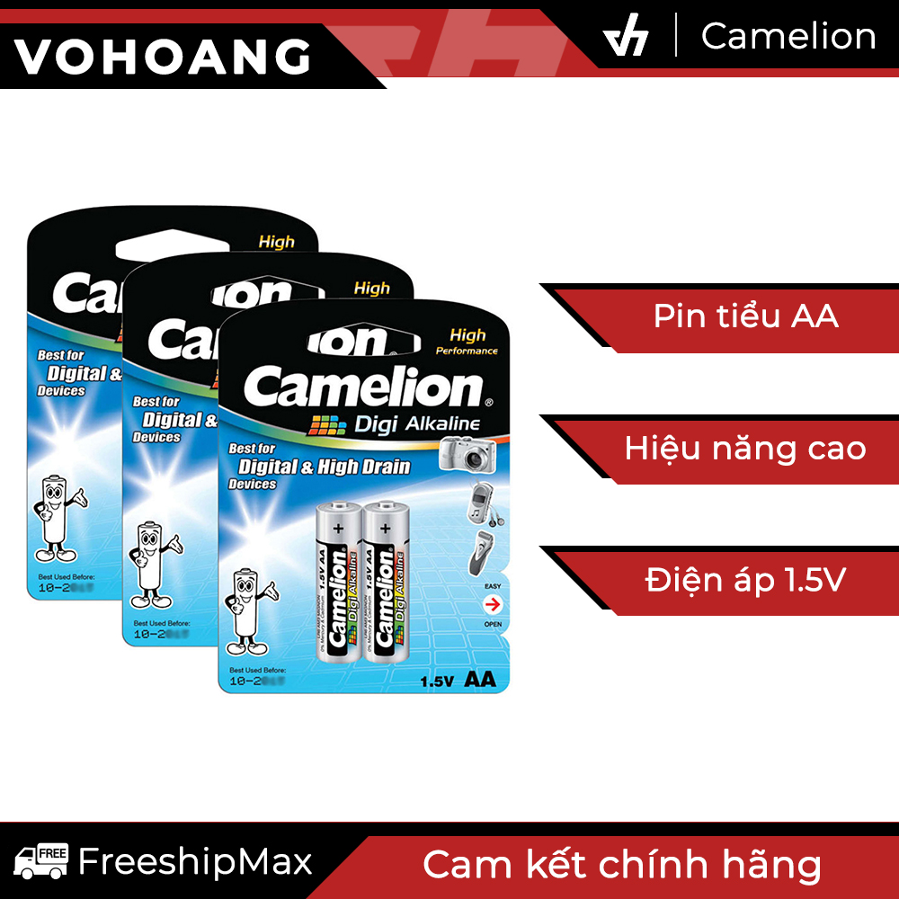 Bộ 6 pin Camelion AA Digi Alkaline dung lượng cao