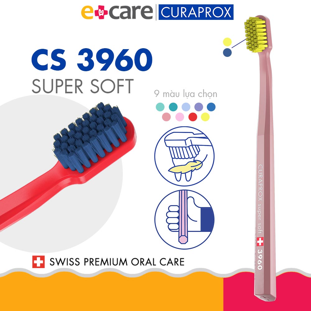 Bàn chải răng siêu mềm CURAPROX CS 3960 Super Soft