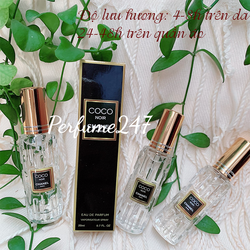 [HCM]NƯỚC HOA NỮ COCO NOIR 20ML CHIẾT MINI GIÁ RẺ
