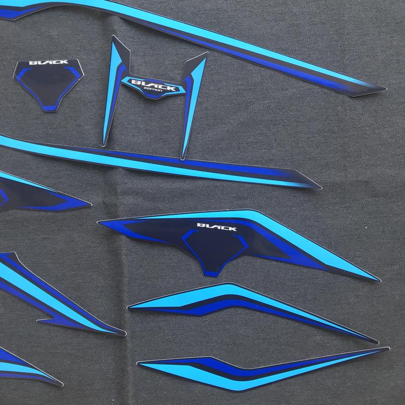[FULL] Bộ tem xe dành cho xe AIRBLADE 2016 Black Edition ( MÀU XÁM BẠC )