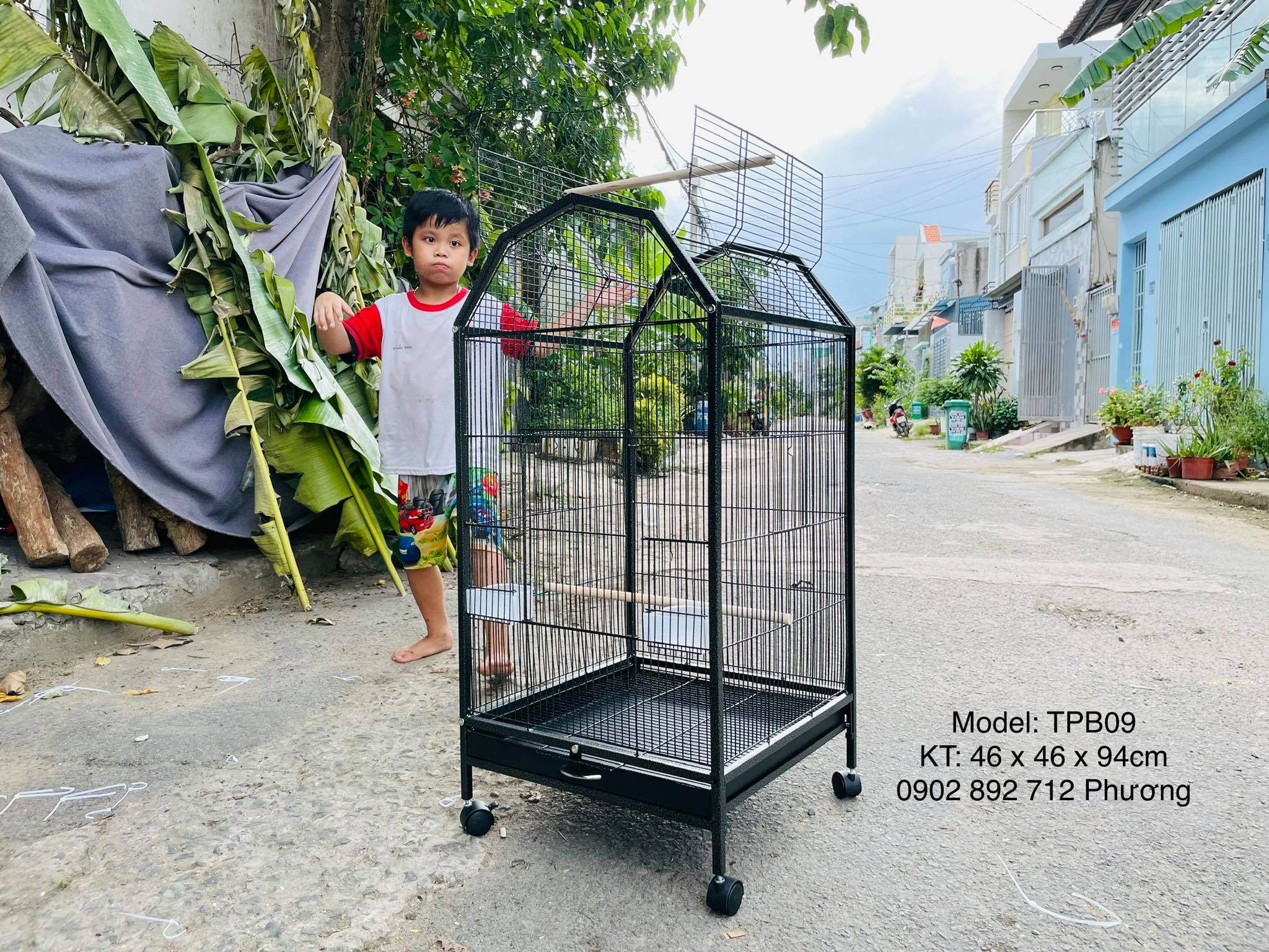 Lồng nuôi vẹt TPB09