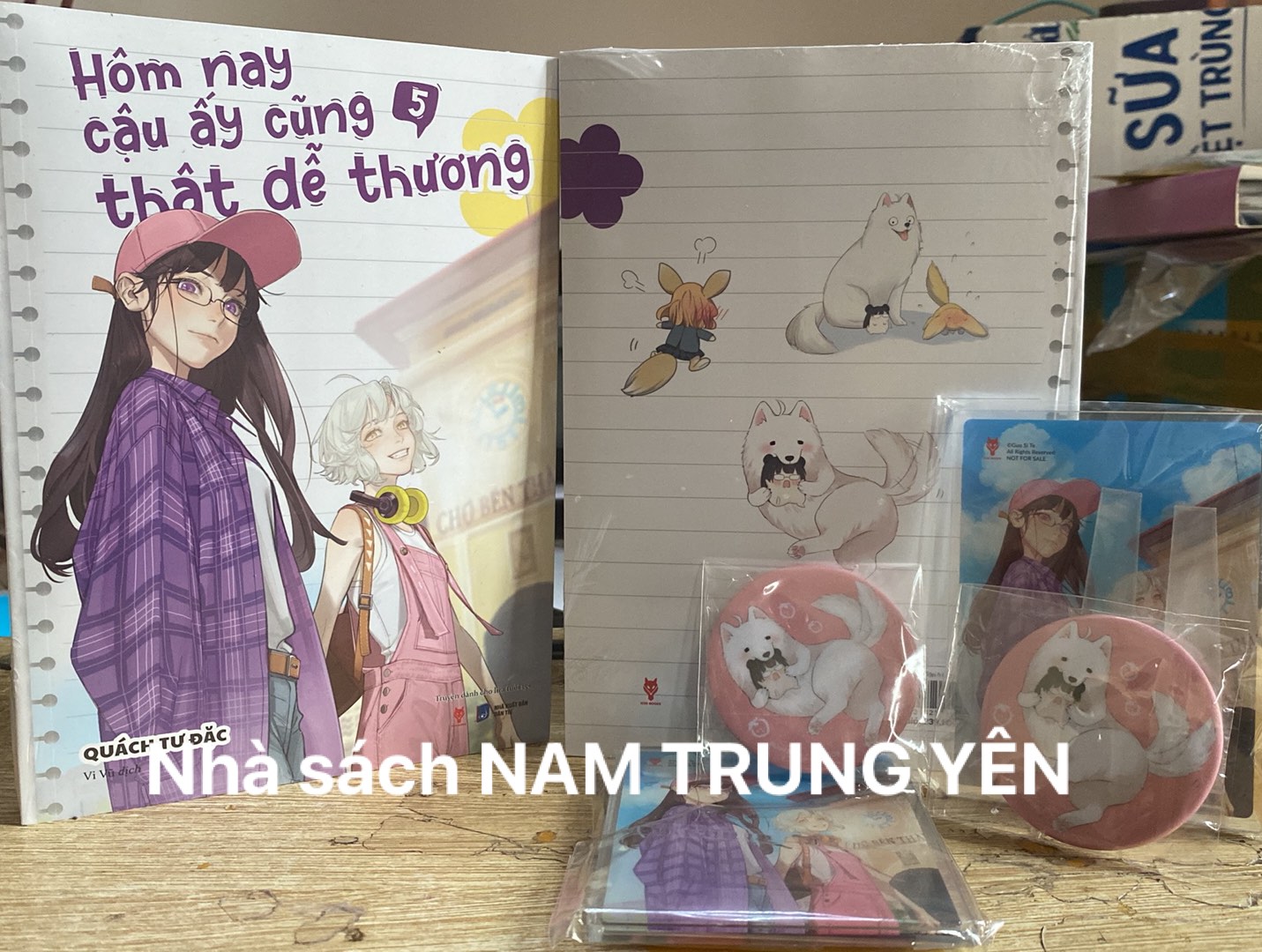 Sách truyện tranh - hôm nay cậu ấy cũng thật dễ thương - quách tư đặc