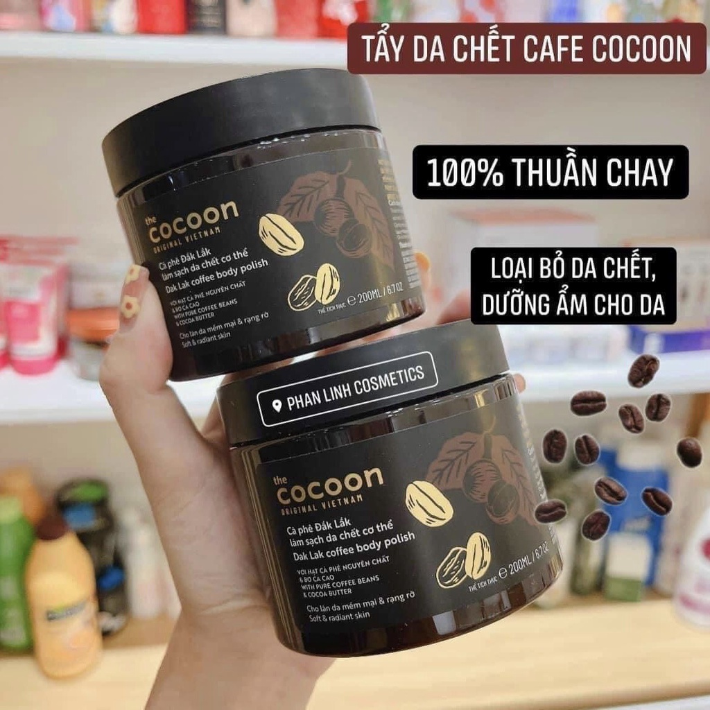Tẩy Da Chết Body Cocoon Cà Phê 200ml
