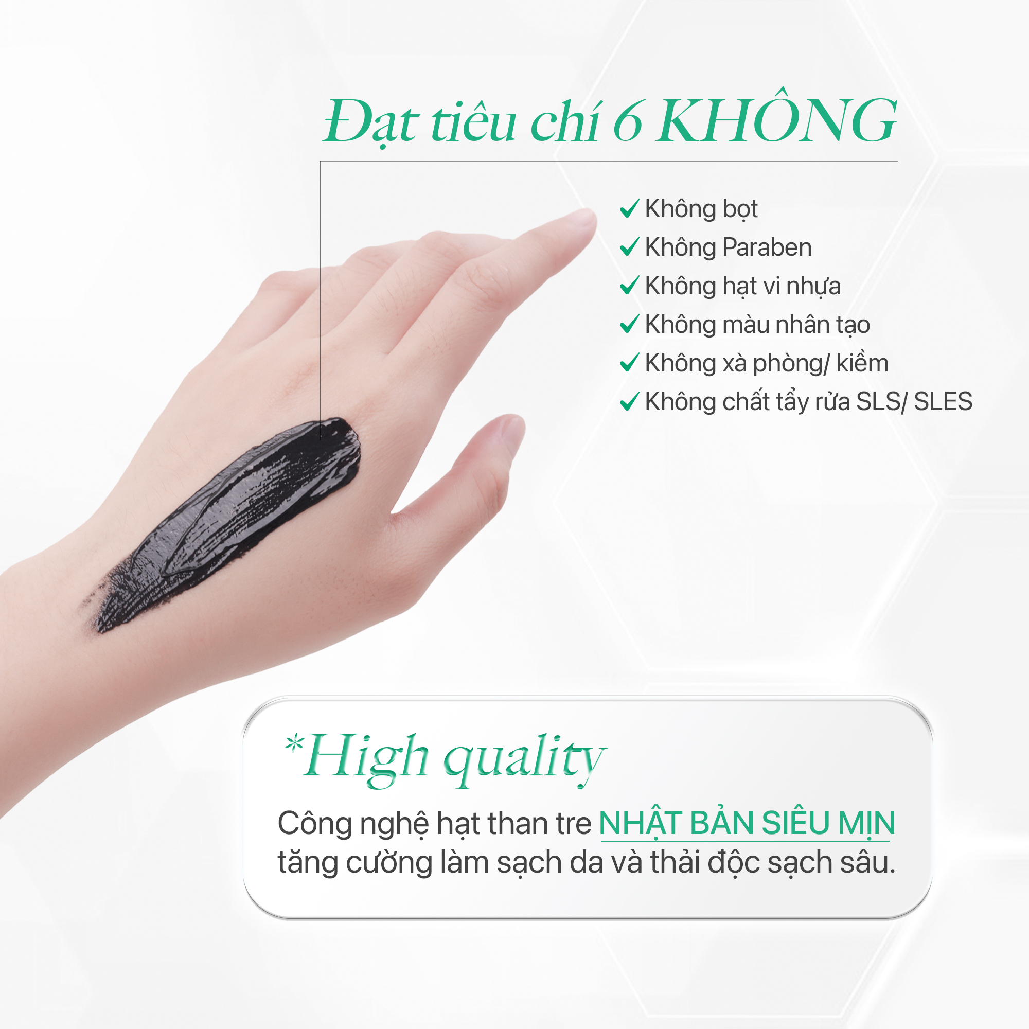 [Kiềm dầu 8 tiếng, ngừa mụn, không khô da] Sữa Rửa Mặt Than Tre Tràm Trà GUO 100gr