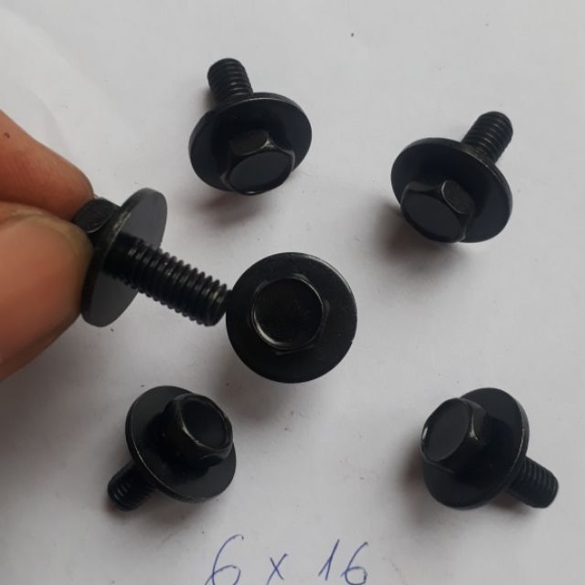 Ốc ren 6mm × 16mm giá cho 10 chiếc 1 túi