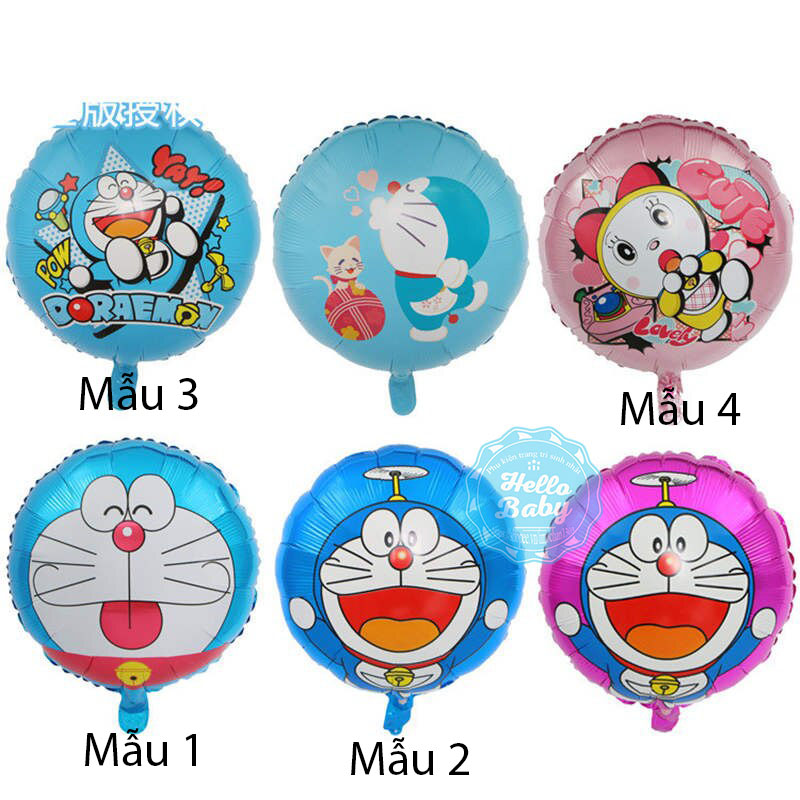 Bóng trang trí sinh nhật hình Doraemon - Đôremon (Nhiều Mẫu)
