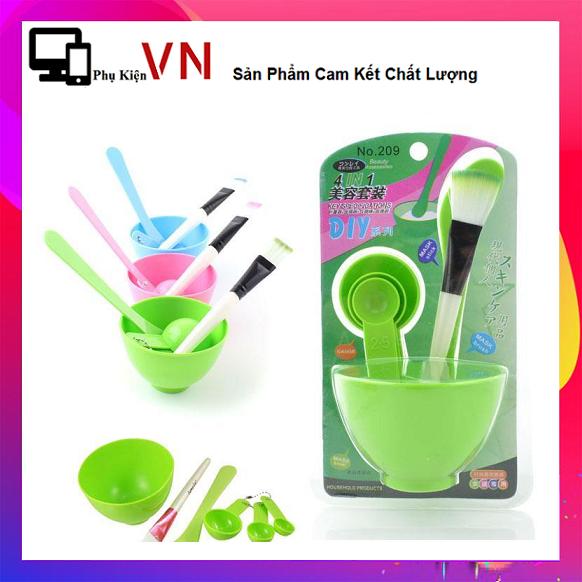 Bộ Dụng Cụ Trộn Mặt Nạ 4in1 ( màu ngẫu nhiên)