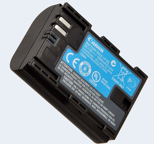 Pin máy ảnh Canon LP-E6 - Hàng nhập khẩu