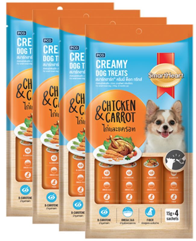 [HCM]Soup kem thưởng cho chó Smartheart creamy 60g